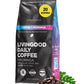Livingood Daily Coffee Medium Roast with Moringa, 12 oz Bag, Organic, Non-GMO, Vegan, Gluten-Free