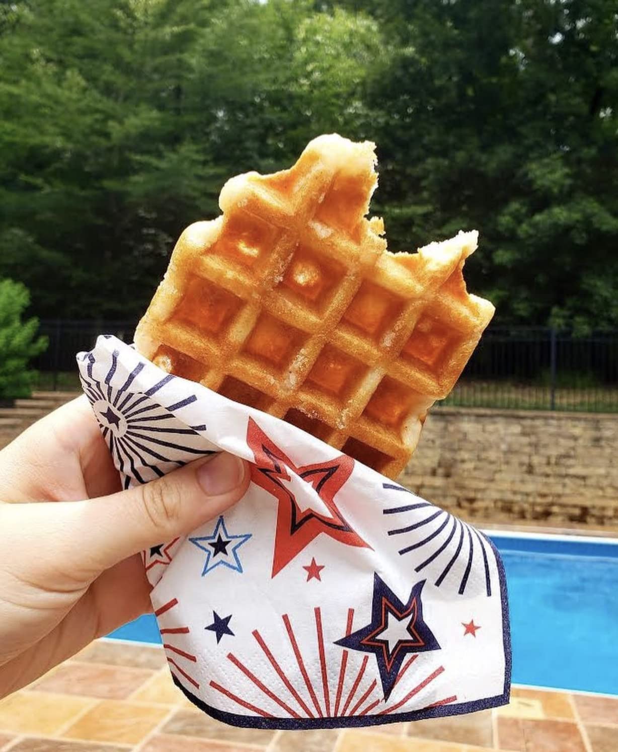 Authentic Imported Pearl Sugar Belgian Waffles (Traditional, [15X] 100G Waffles)