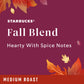 Starbucks Ground Coffee, Medium Roast, 100% Arabica, Fall Blend, 6 Bags (10 Oz Each)