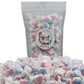 Variety Gourmet Saltwater Taffy (American Patriotic Red White Blue, 5 Pound)