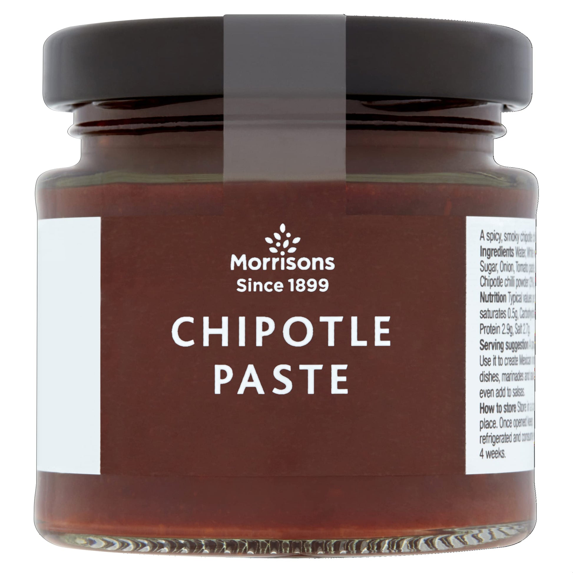 Morrisons Chipotle Paste 120g - Model 109467325, Size 7.7 x 7.3 x 11.7 cm