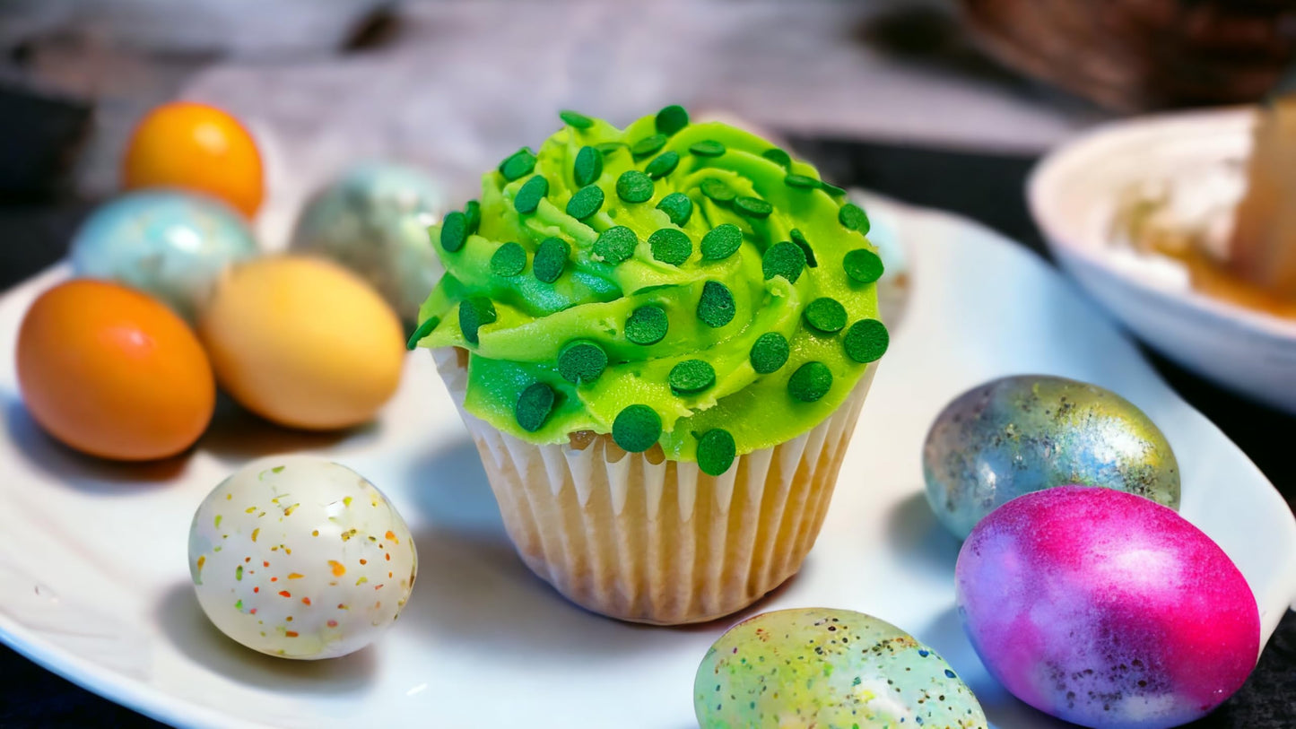 Edible Accents Green Sequins - Confectionery Accents, Gluten Free, Egg Free, Nuts Free, Kosher, Fancy Sprinkles Medley Mix, For