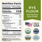 Organic Rye Flour 5Lb By Doudlah Farms - Farmed From Regenerative Soil | Vegan, Non-Gmo, Grown In Usa | For Baking Sourdough, Br