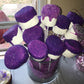 Purple Sanding Sugar For Baking Edible Sparkling Sugar Sprinkles Coarse Sugar Crystals For Valentine Cake Decoration Cookie Cupc