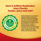 Saffola Mealmaker Soya Chunks With Supersoft Technology, Tender & Juicy, Pouch 3 X 400Gm