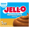 Jell-O Butterscotch Instant Pudding & Pie Filling Mix, Sugar Free & Fat Free, 24 Pack, 1 oz Boxes