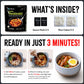 O’Food Garlic Tteokbokki - Gluten-Free Korean Rice Cakes, Ready to Eat, Pack of 1, Authentic Spicy Snack