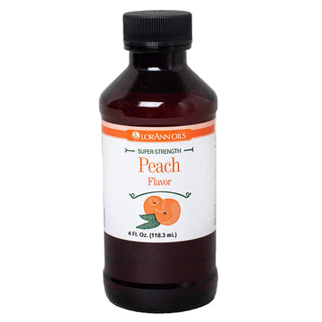 Lorann Peach Ss Flavor, 4 Ounce Bottle