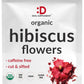 Dried Organic Hibiscus Flowers  2 Pounds - Cut & Sifted Whole Leaves - Loose Leaf Flower Source - Raw Flavor & Aroma  Great for Refilling Tea Bags - Caffeine Free  No Sugar  Non-GMO