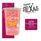 Joyba 16 Pack Strawberry Lemonade Bubble Green Tea Cups 12 Fl Oz With Delicious Natural Fruit Flavored Popping Boba + 1 Freebie