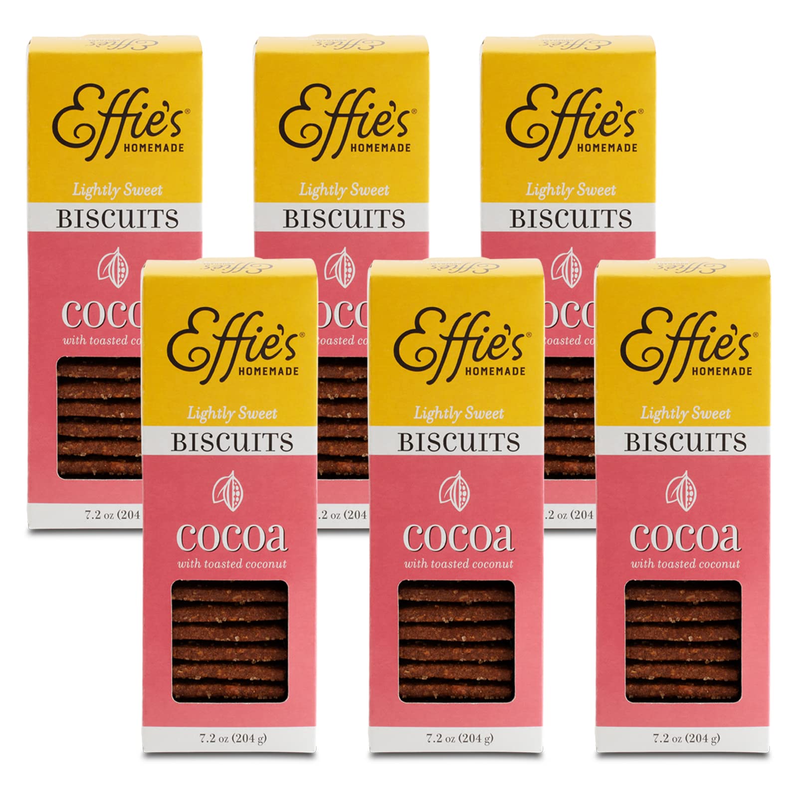Effie'S Homemade Biscuits - Cocoa - 6 Pack