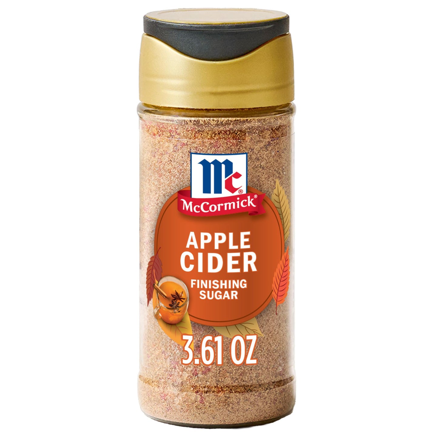 McCormick Finishing Sugar, Apple Cider Sweet Blend, 3.61 oz