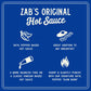 Zab'S Original Recipe Craft Hot Sauce (6Oz, 1 Pack), Naturally Sweet Heat & Signature Slow Burn From Datil Peppers, Gluten-Free,