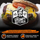 Grumpy Butcher Classic Grill Food Gift – Wagyu Sirloin Burger Patties (2 × 8 Oz) & Jumbo Beef Hot Dogs (4 × 4.5 Oz) – Enhanced Bbq Meat Basket Assortment – Steakhouse Quality, Gourmet Grill Gift