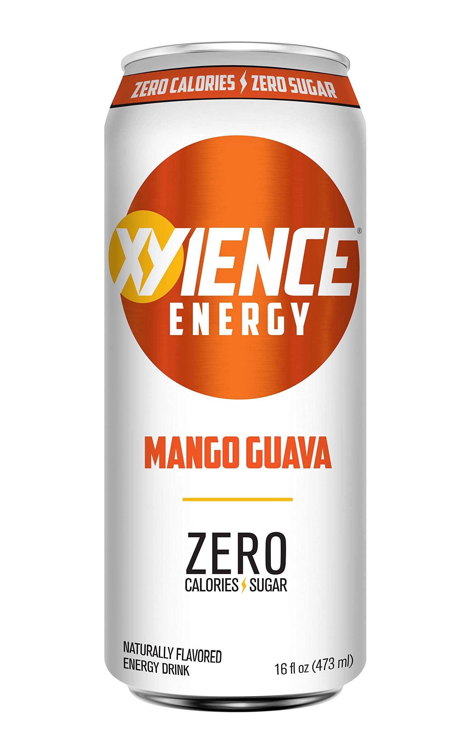 Xyience Energy Drink | Mango Guava | Sugar Free | Zero Calories | Natural Flavors | Vitamin Fortified  16 Fl Oz (Pack Of 12)