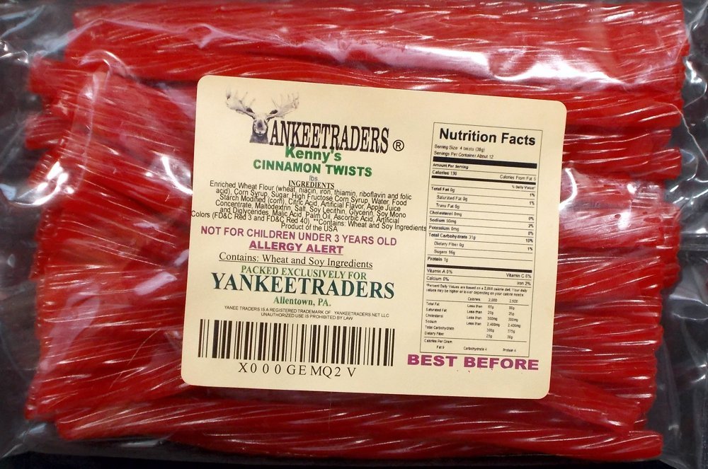Kenny'S Cinnamon Licorice - 2 Lbs.