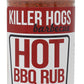Killer Hogs HOT BBQ Rub | Championship Grill Seasoning for Beef, Steak, Burgers, Pork, and Chicken | 12 Ounces