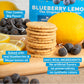 Deweys Bakery Blueberry Lemon Moravian Style Cookie Thins, Bakery Fresh With Real Simple Ingredients, Low Calorie Snack, No Arti