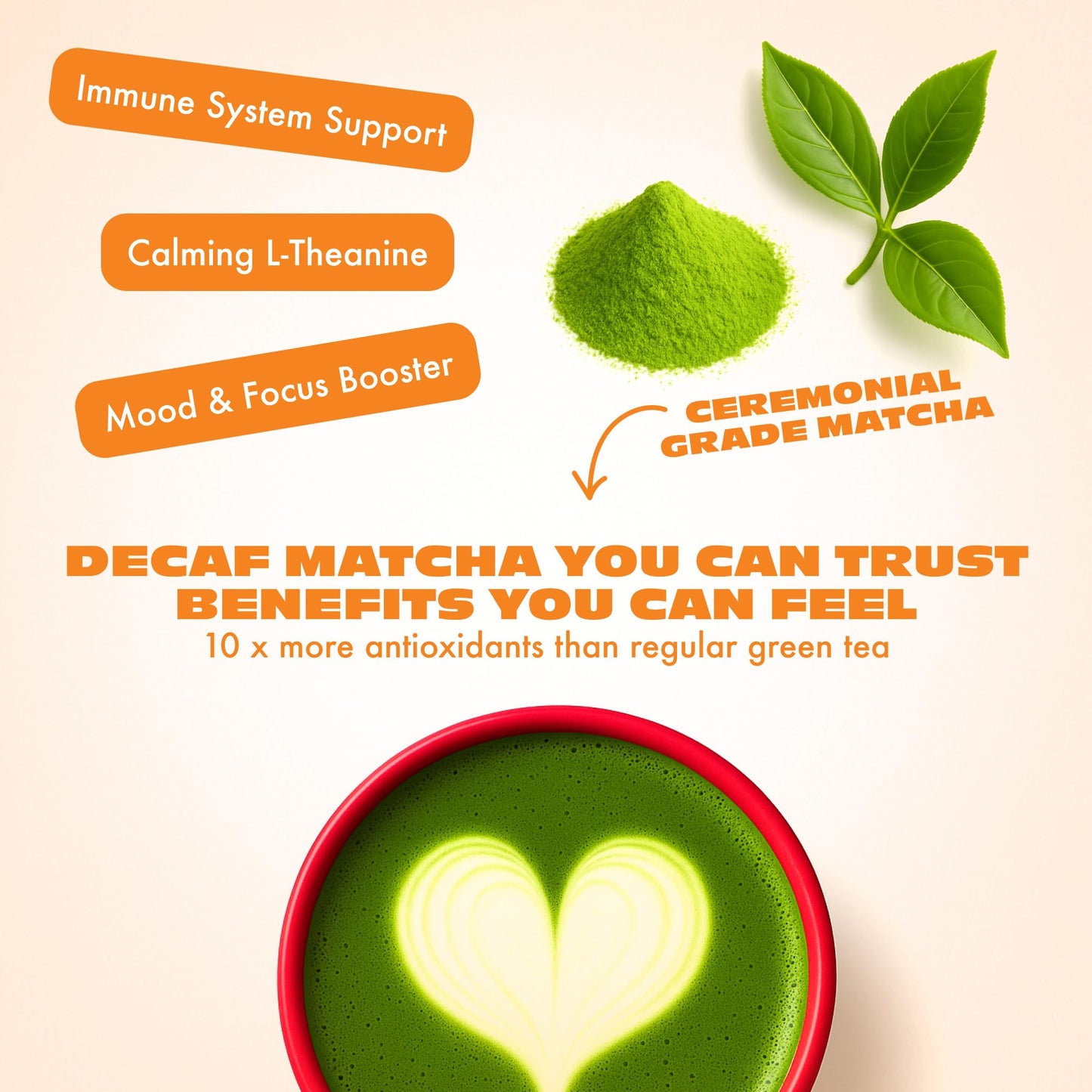 Caff Off Decaf Matcha Green Tea Powder From Japan - 1.06 oz / 30 g Culinary Grade - Naturally Decaffeinated Using No Chemicals - Tested For Heavy Metals & Pestacides - First Harvest & Shade Grown Caffeine Free Matcha Powder