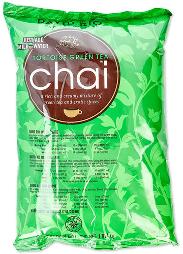 David Rio, Tortoise Green Tea Chai, 64 Ounces