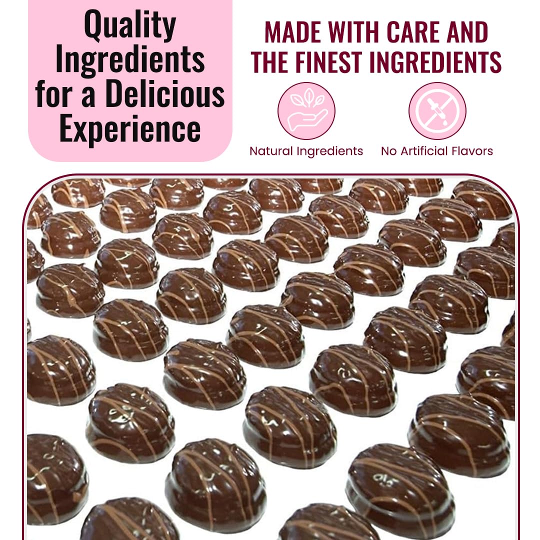 Konti Bonjour Dessert Cherry Flavor Cookies For Any Celebration- Indulge In Gourmet Dessert With Rich Caramel For A Mouthwaterin