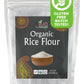 Jiva Organics Premium White Rice Flour 2 LB Bag - Gluten Free, Non GMO