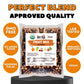 Berrilys Dried Fruit Mix, 2 Lbs, Organic, Diced Figs, Diced Apricots, White Mulberries, Sultanas, Sour Cherries, No Sugar Added,