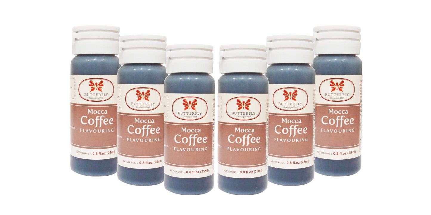 Butterfly Flavoring Extract Paste, 25 Ml (Coffee Mocca, Pack Of 6)
