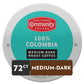 Community Coffee 100% Colombia Medium Dark Roast Coffee Pods, 72 Count, Compatible with Keurig 2.0, 12 Count (Pack of 6)