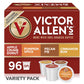 Victor Allens Coffee Autumn Favorites Variety Pack, 96 Count Single Serve Pods for Keurig, Includes Apple Crumb, Pumpkin Spice, Pecan Pie, Cinnamon Bun