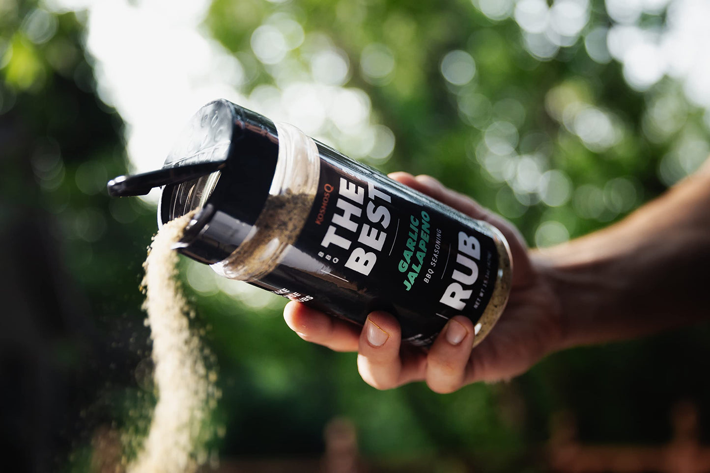 Kosmos Q The Best Garlic Jalapeno Rub - Garlic Jalapeno Pepper Seasoning  Bbq Dry Rub - Use On Chicken, Shrimp, Wings, Salmon  V