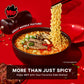 MEP Black Pepper and Beef Flavor, Instant Korean Ramen noodles, Spicy Ramyeon Noodle Soup [4.23 OZ (120g) x 4 Bags]