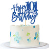 Roadsea Happy 101St Birthday Cake Topper - Old Man Woman 101 Years Old Birthday Cake Supplies - 101St Birthday Party Decorations