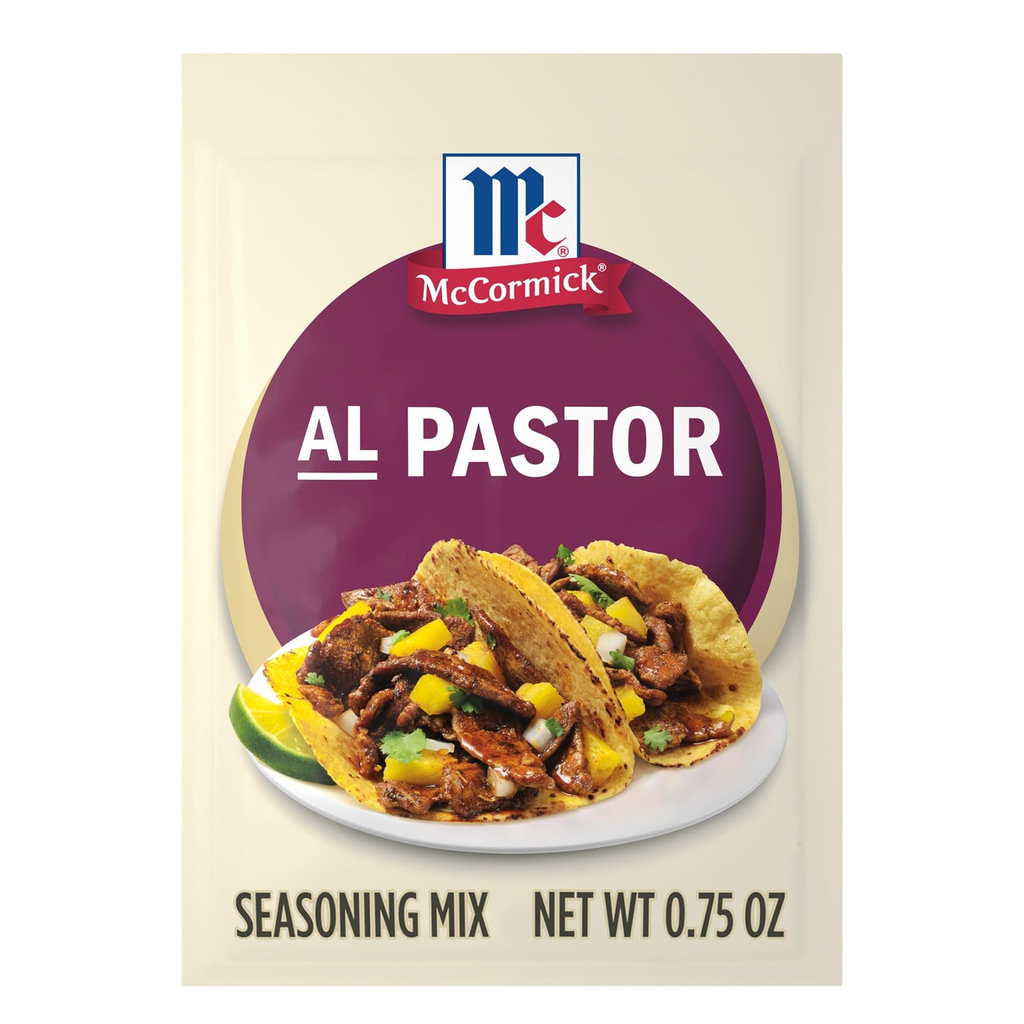 McCormick Seasoning Mix  Al Pastor  Smoky  Tangy & Savory Al Pastor for Tacos  Rice Bowls & Burritos  Ready to Serve In 20 Minutes  0.75 oz (Pack of 12)