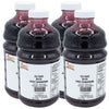 Nature Blessed 100% Pure Flavor Blend Red Grape Fruit Juice Concentrate - 4 Quarts (4/2 Fl Oz Bottles) Excellent For Home Beverage Makers Or Vintners  Spirits  Smoothies 