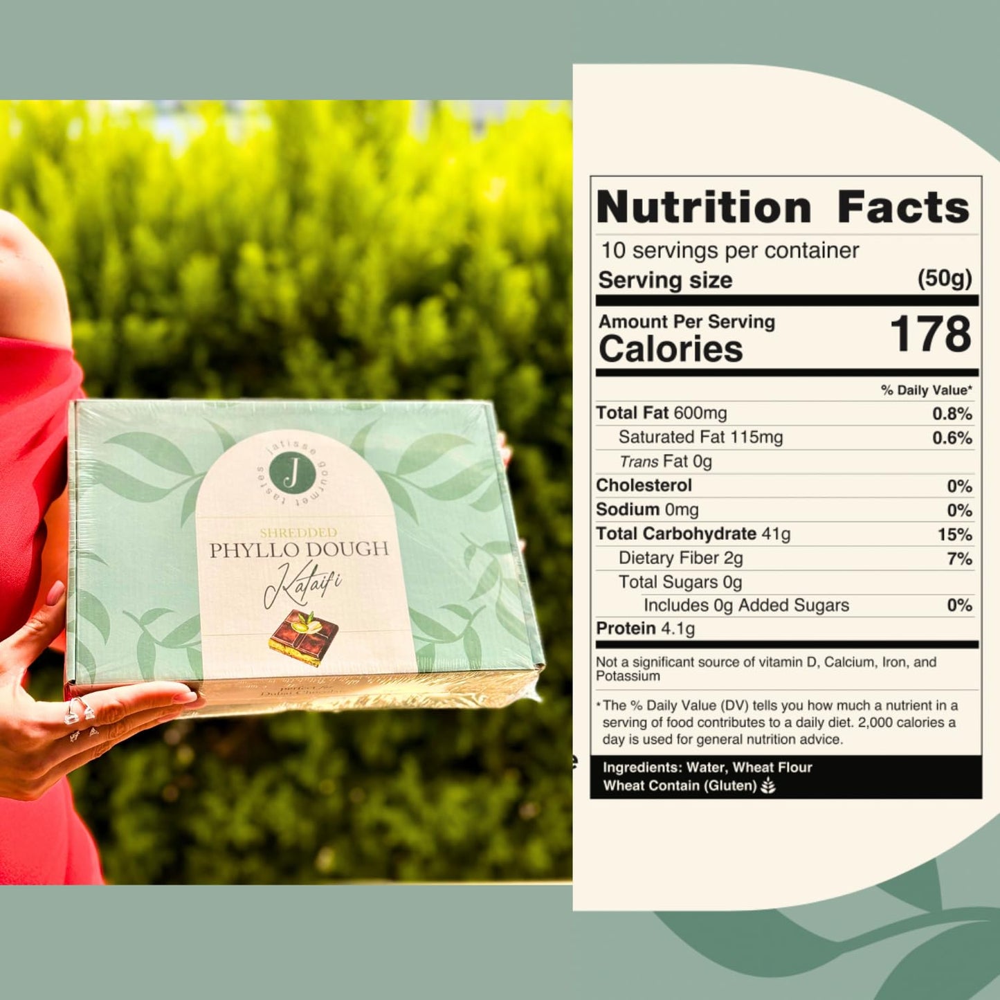 Jatisse Premium Dried Kataifi 500G (1.1 Lb) Perfect For Viral Dubai Chocolate Bar Pistachio Stuffed Desserts Knafeh, Kunafa, And