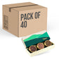 Teaniru, Novelty Tea Collection - Pack of 40 | Loose Leaf Tea Sampler Gift | 3 Flavored Tea - Black, Herbal & Green Tea | Loose 