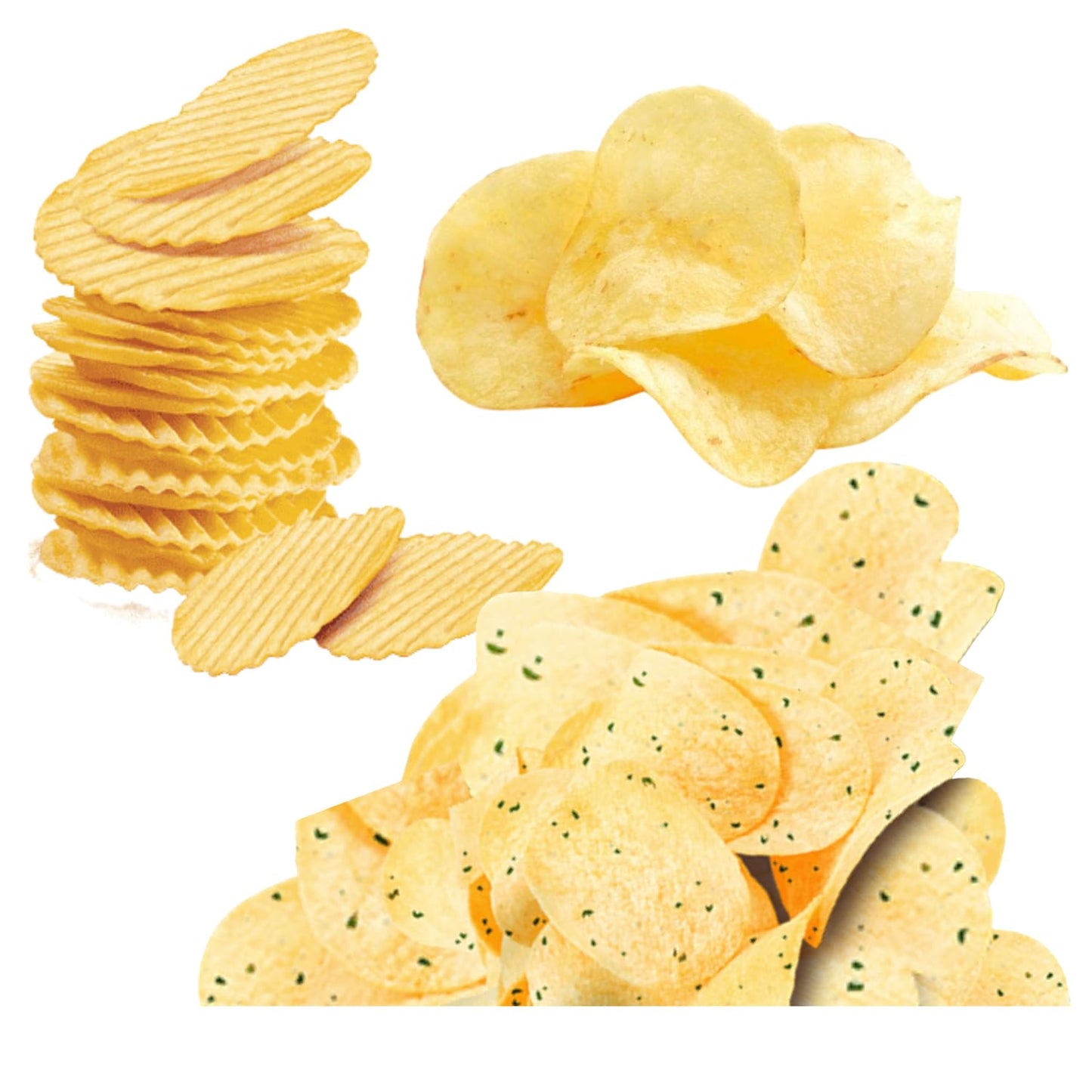 SEDLAV Kettle Cooked Potato Chips Variety Pack with BBQ, Sea Salt, Salt and Vinegar, Jalapeno and Spicy Dill Pickle Flavors, Cru