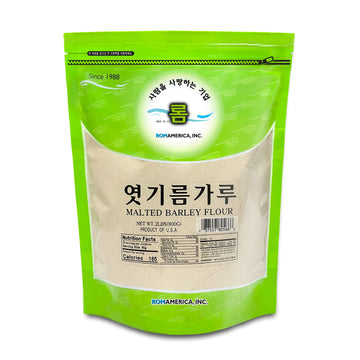Rom America Malted Barley Flour Malt Powder Diastatic ??? ?? | No Additives, No Sugars, No Filler | For Home Baking Bread, Sikhy