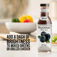 BRIANNAS Blueberry Balsamic Vinaigrette Dressing - Gluten Free, Low Sugar, 12 oz - Premium Salad Dressing for Healthy Meals