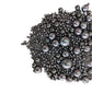 Edible Black Sugar Pearls Candy Sprinkles 120G/ 4.23Ounce Baking Cake Sprinkles Cupcake and Cake Topper Cookie Decorations Weddi