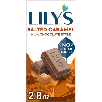 Lilys Sweets Caramelized & Salted Chocolate Bar 2.8 Oz