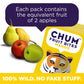 Chum Fruit Bites 100% Real Fruit Snacks | Mango, 40 Pack | Non-Gmo, No Added Sugar Or Preservatives | Top 12 Allergen And School