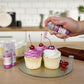 Tinker Dust - Deep Pink (4G 1X Mini Pump) Edible Glitter For Desserts, Beverages, Cupcakes, Cake Pops And Cookies By Bakell