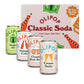 OLIPOP Prebiotic Soda Pop, Classic Soda Variety, Pantry Pack Packed with Prebiotics, Fiber, and Botanicals, Gluten Free, Vegan, 