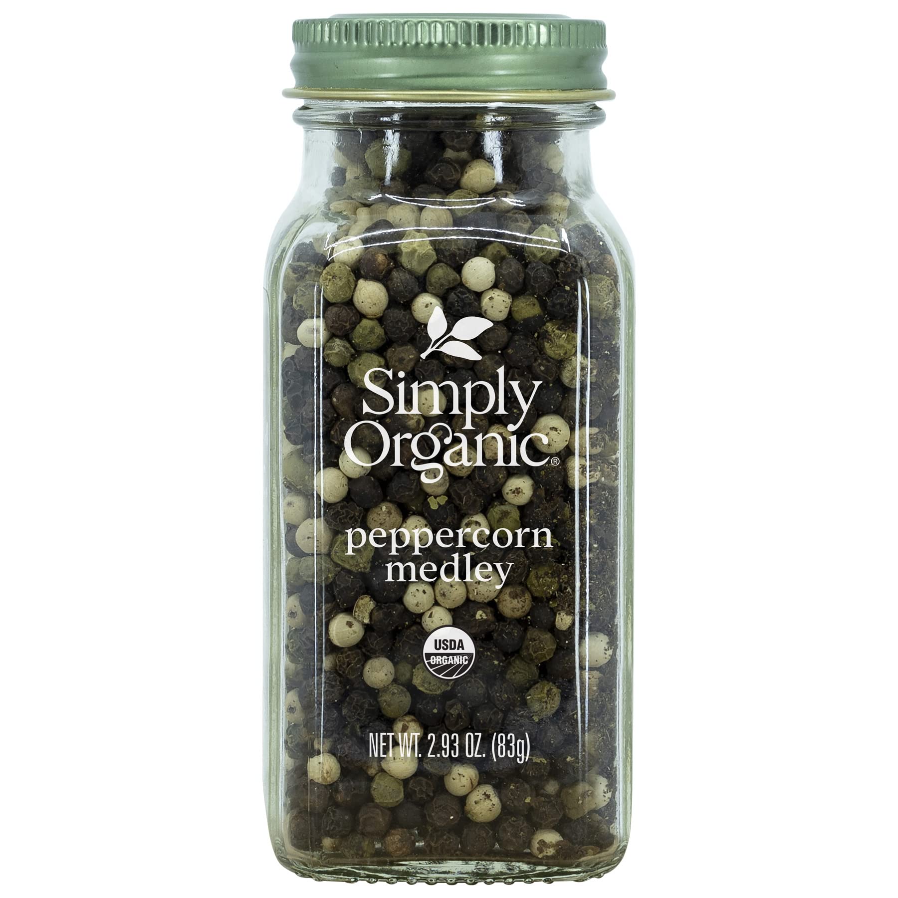 Simply Organic Peppercorn Medley, Certified Organic | 2.93 oz | Pack of 2