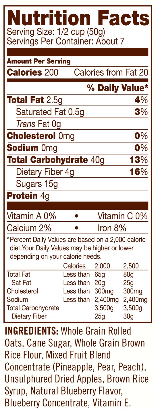 Apple Blueberry Gluten Free 12 Ounces (Case Of 4)