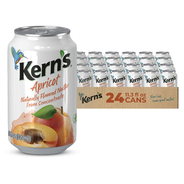 Kern'S Apricot Nectar, 11.3 Fl Oz (Pack Of 24)