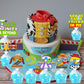 Two Infinity And Beyond Birthday Decorations 40Ps Two Infinity And Beyond Birthday Cupcake Toppers For Boys Girls 2Nd Birthday C