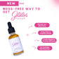 Glitter Faced Gold Edible Glitter For Galentines Cocktails & Mocktails, Mess-Free Glitter For 30 Drinks, Luster Dust Made From T